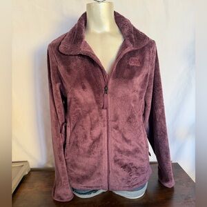 The North Face Women's Plush Fleece Jacket in Mauve